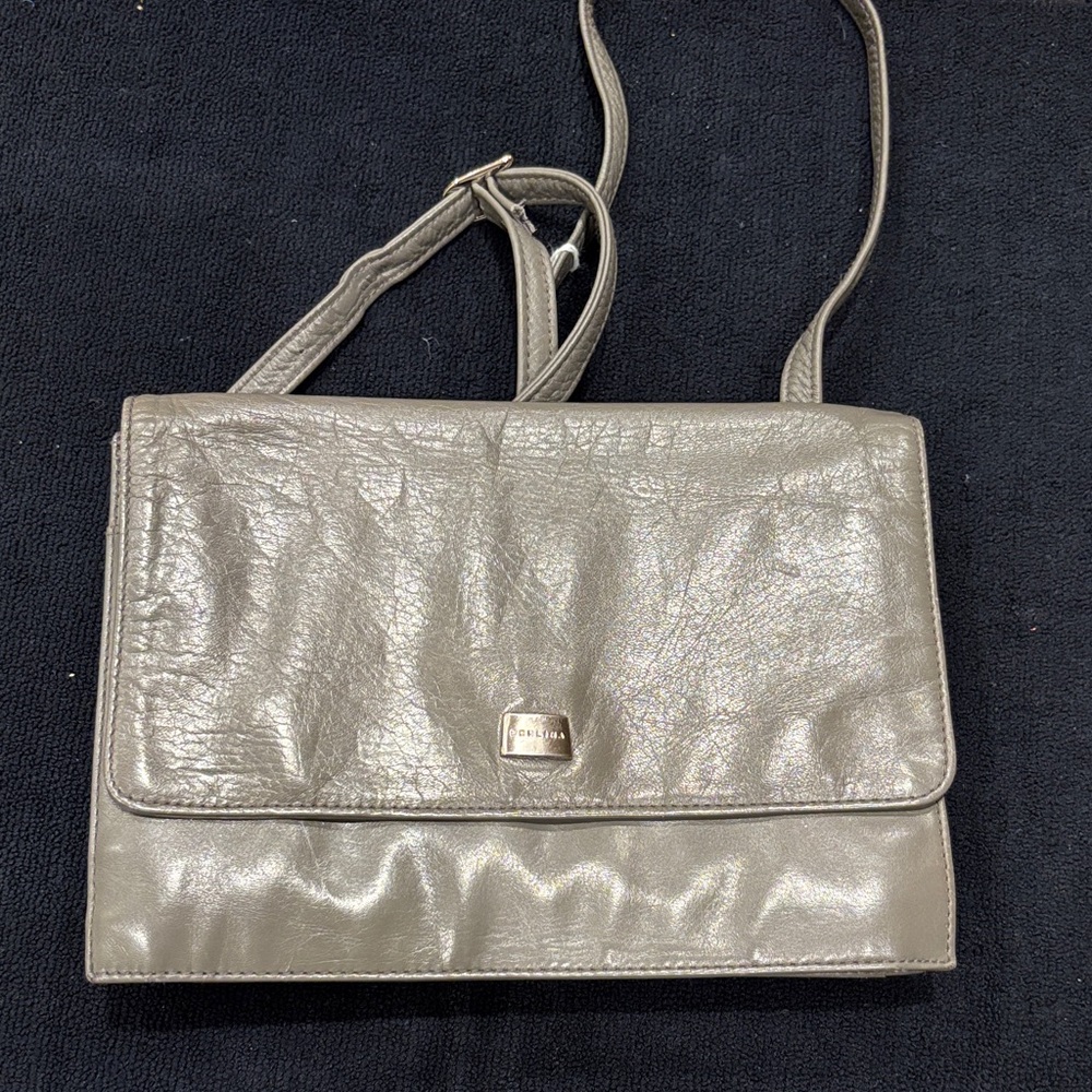 Leather crossbody PERLINA